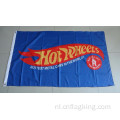Hot Wheels vlag heetste metalen auto banner 90X150CM size100% polyester hot whe vlag